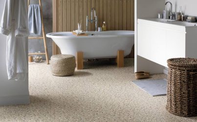 vinyl bathroom floor